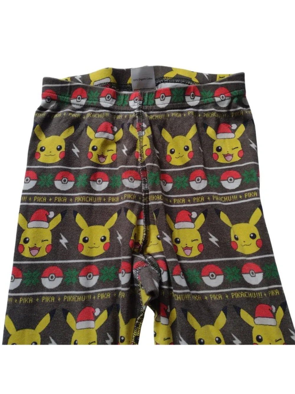 Hanna Andersson Pokemon Christmas Pajama Set  8 Organic Cotton Snug Fit PJs 130